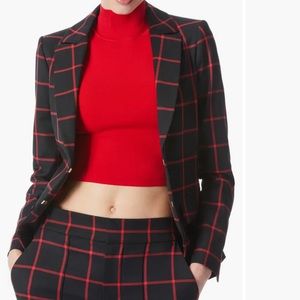 Alice + olivia mya notch blazer size 2 nwt